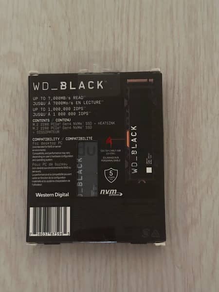 WD_BLACK SN850 NVMe SSD 2TB 3
