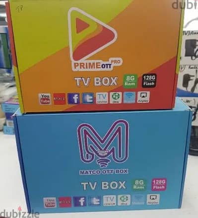 Android box new with subscription 1year free all countries channels wo