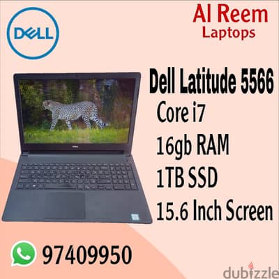 DELL CORE I7 16GB RAM 1000GB SSD 15.6 INCH SCREEN