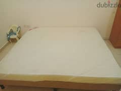 queen size bed and matress for sale 0