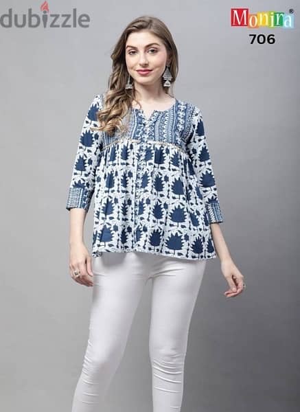 cotton printed top 3