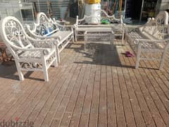 3 Long chairs and 1 small chair and table for Sale 99671407 0