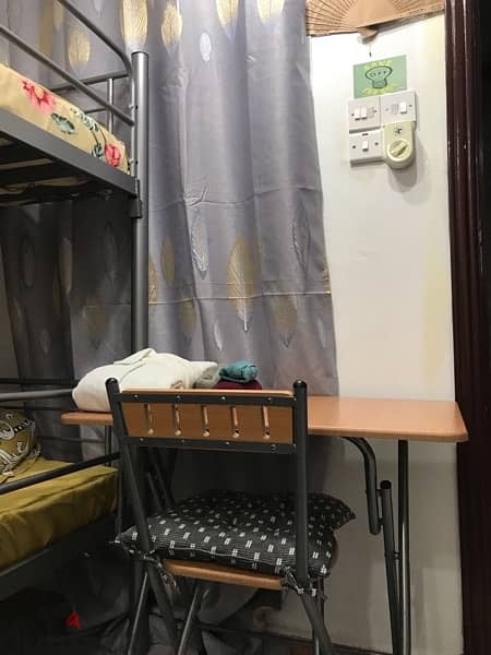 Tiny room with attached toilet for rent- only 1 lady 4