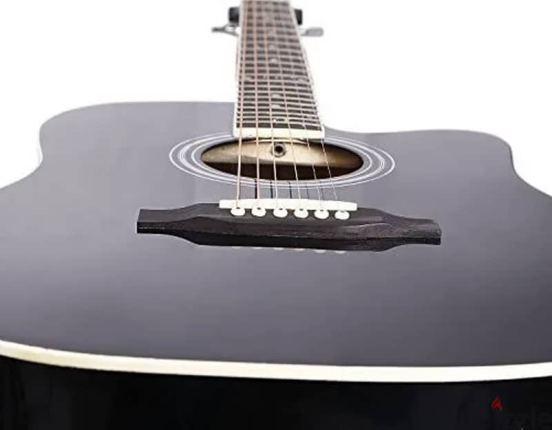 Black acoustic guitar 3