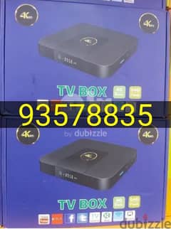 new Android Box latest Model With 1year subscription All .