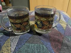 Cups with beautiful design