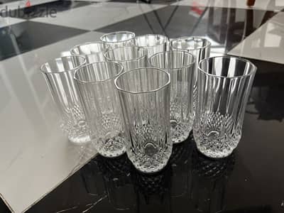 Pure crystal glasses for sale. Assured gift on visit.