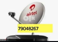 All satellite dish receiver sale and fixing Air tel Arabic A