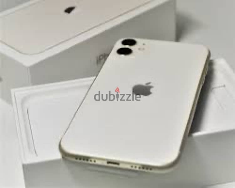 iPhone 11 Brand new white Colore 128gb with one year warranty 1