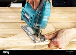 Brand Total: Jigsaw machine wood cutting carpenter