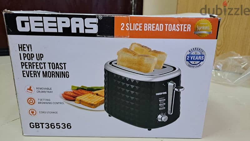 Geepas Bread Toaster 2