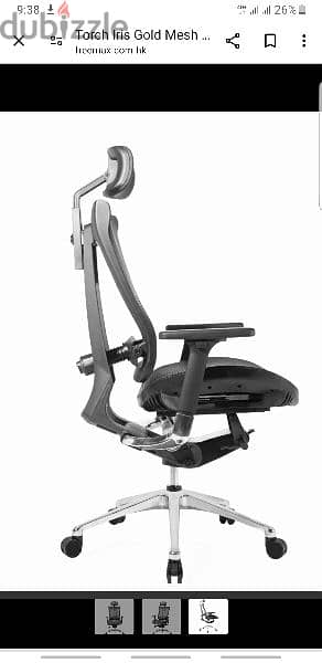 Korean made ergonomic executive office chair 0