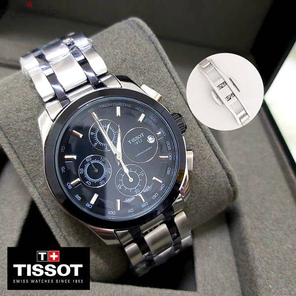 LATEST BRANDED TISSOT FIRST COPY CHORNO GRAPH MEN'S WATCH 12