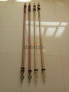 curtain rod- 04 nos (3mtr) with fixures