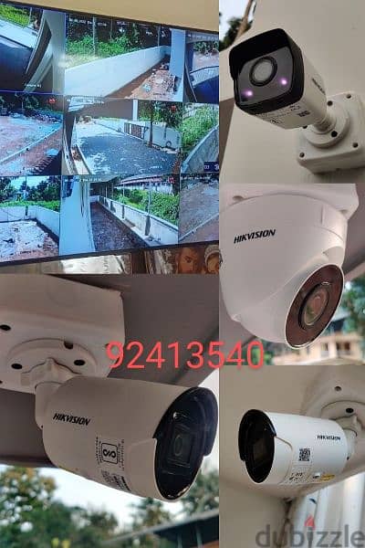 All type of CCTV Camera  Hikvision HD turbo 1080p  Ip camera HD