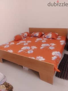 Bed with mattress good condition for urgent sale