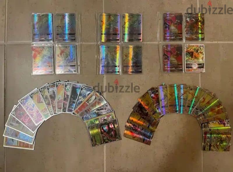 60 rare pokemon trading cards for kids & adults 0