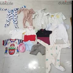 Baby boy used clothes ,blanket and other items 0