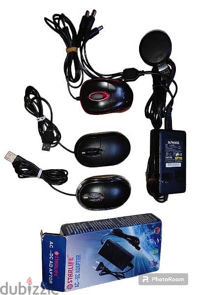 2Pcs Camera Adaptor 3pcs mouse 0