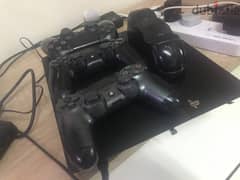 ps4 with 3conttrollar one charger and 14 games 500gb