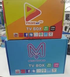Android box new latest model with 1year subscription