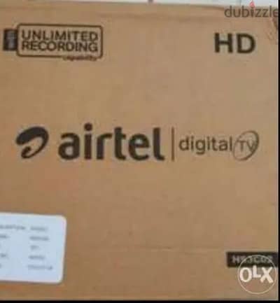 Airtel New Full HDD Receiver with 6months malyalam tamil telgu