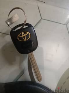 Toyota genuine blank remote case key