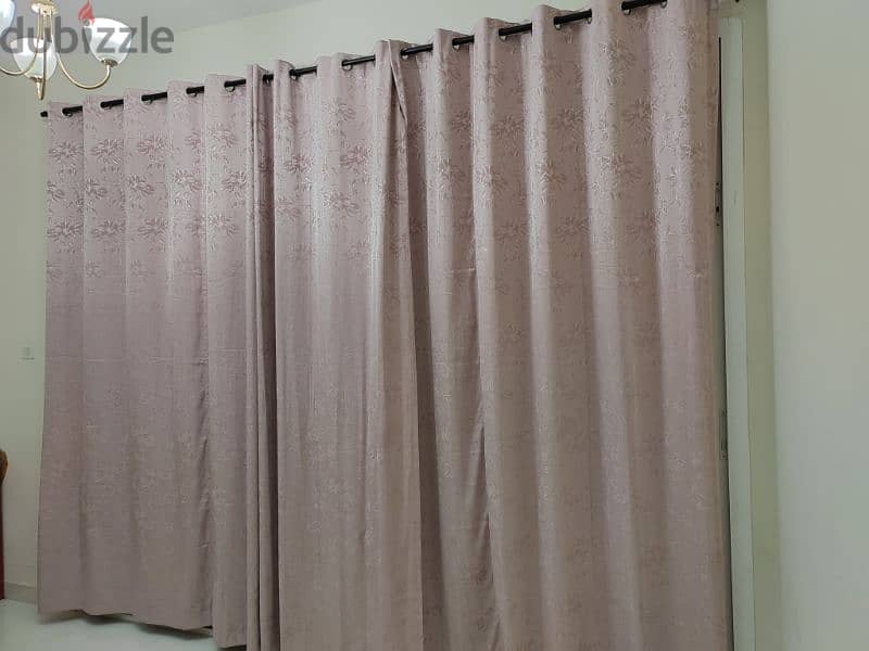Curtain and rods 1
