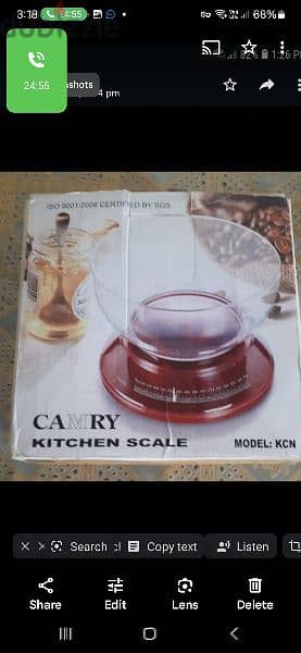 Camry Kitchen Scale 1