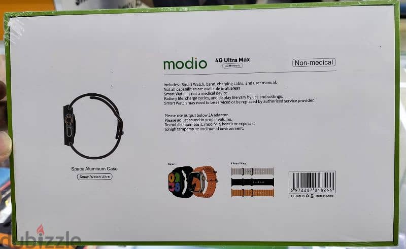 Modio Smart Watch with sim card 4g 1