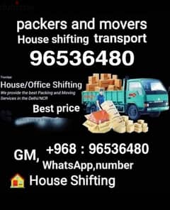 transport and house shifting services