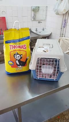 Cat Cage with Free Litter Sand