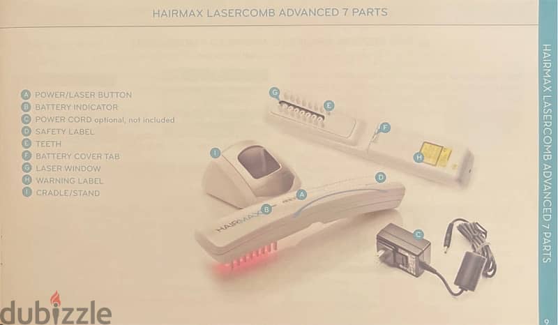 Laser Comb for Hair growth جهاز ليزر لتحفيز نمو الشعر 0