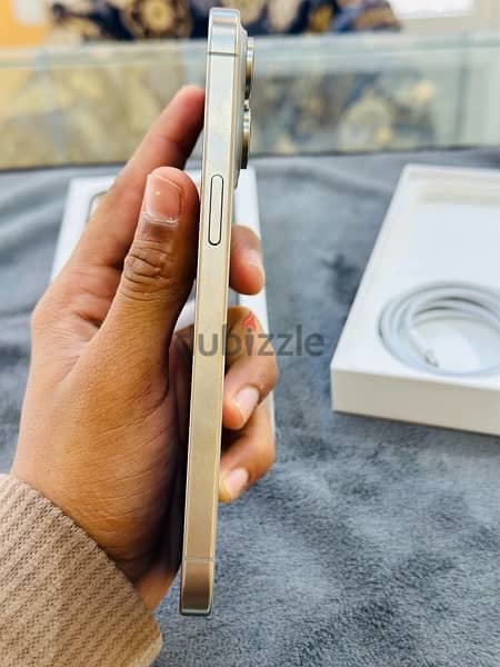 iPhone 15 pro max 256GB- 3 week used only- natural titanium good phone 2