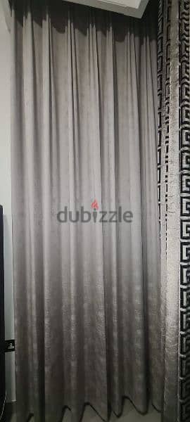 4 pieces big curtains front & back 2