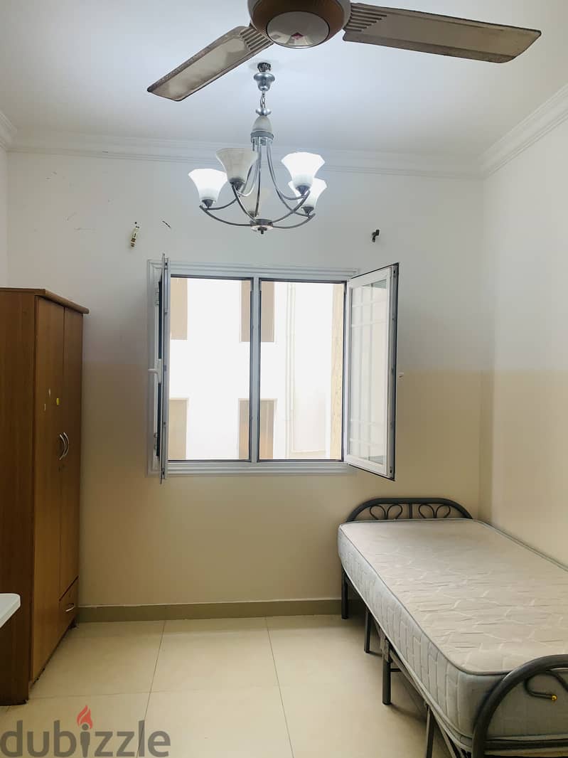 Room for rent with attached bathroom in mabala behind Al qabayal 2