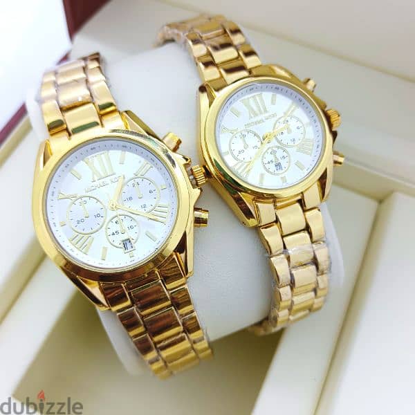 LATEST BRANDED  WOMAN'S MIXED WATCH 7