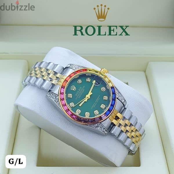 LATEST BRANDED  WOMAN'S MIXED WATCH 10