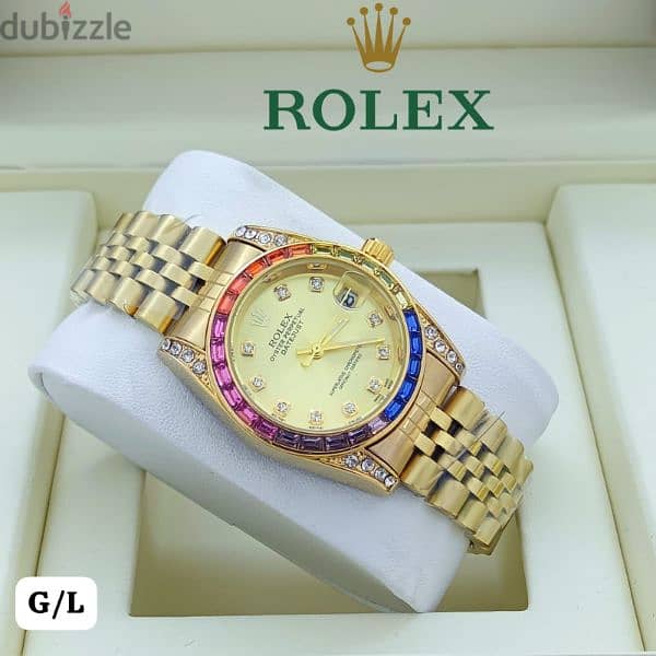 LATEST BRANDED  WOMAN'S MIXED WATCH 11