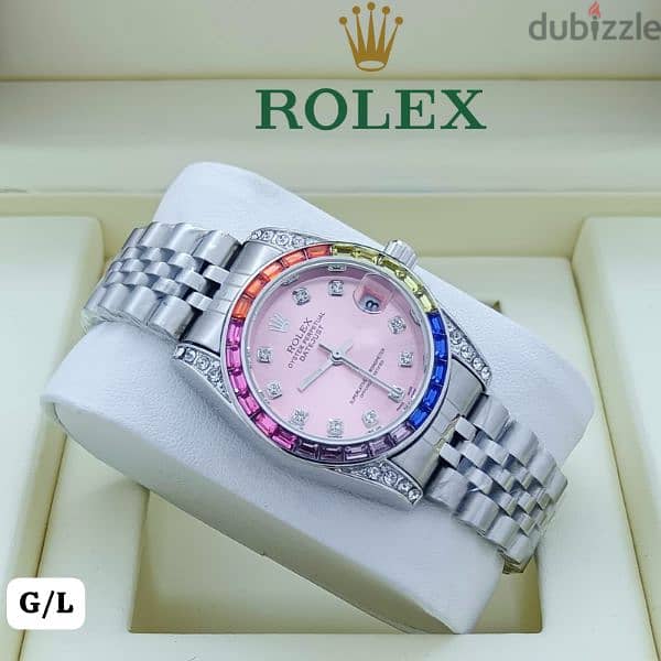 LATEST BRANDED  WOMAN'S MIXED WATCH 13