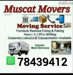 Muscat & Mover packer house shiffting carpenter TV furniture fixing v