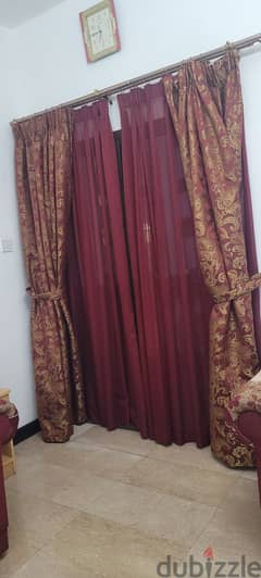 Beautiful Curtains with Two Rods 0