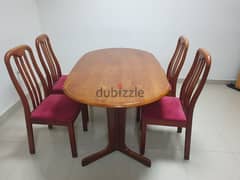 4 Chair Dining Table 0