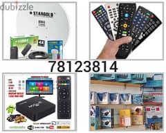 all type of TV remote dish and receiver work