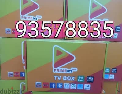 Yellow model Android Box All Country Channel Working Year Subscription