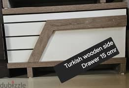 Turkish wooden side drawer