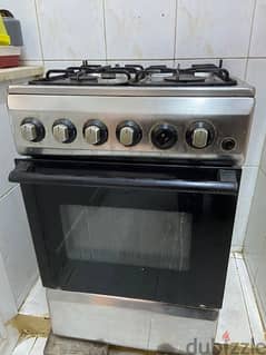 4 gas burners cooker with  oven