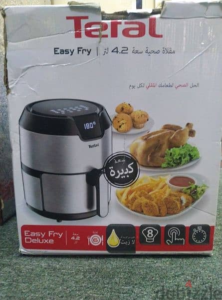 Tefal air fryer easy fry deluxe for sale good condition 2