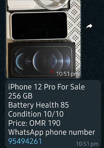 I phone 12 pro 256 GB 2