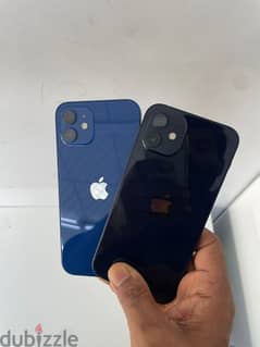 iphone 12, black & blue